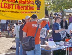 ISO members at the National Equality March