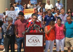 Family, friends and teammates gather to speak out for Lizandro Carlos